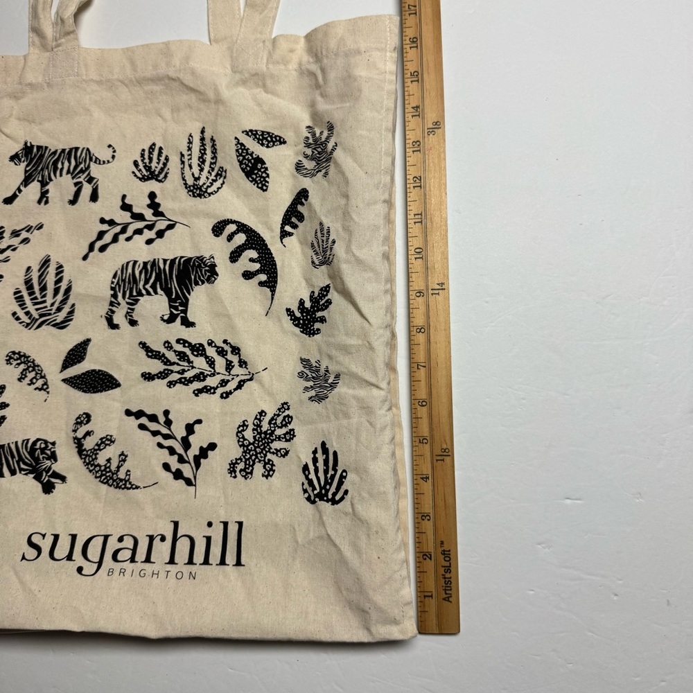 Sugarhill Brighton Nature, Animal Print Canvas Tote Bag - Picture 7 of 8